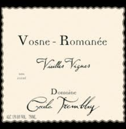 (image for) Cecile Tremblay Vosne-Romanée Vieilles Vignes 2021 (BH 89-91) (WAS:$850++)